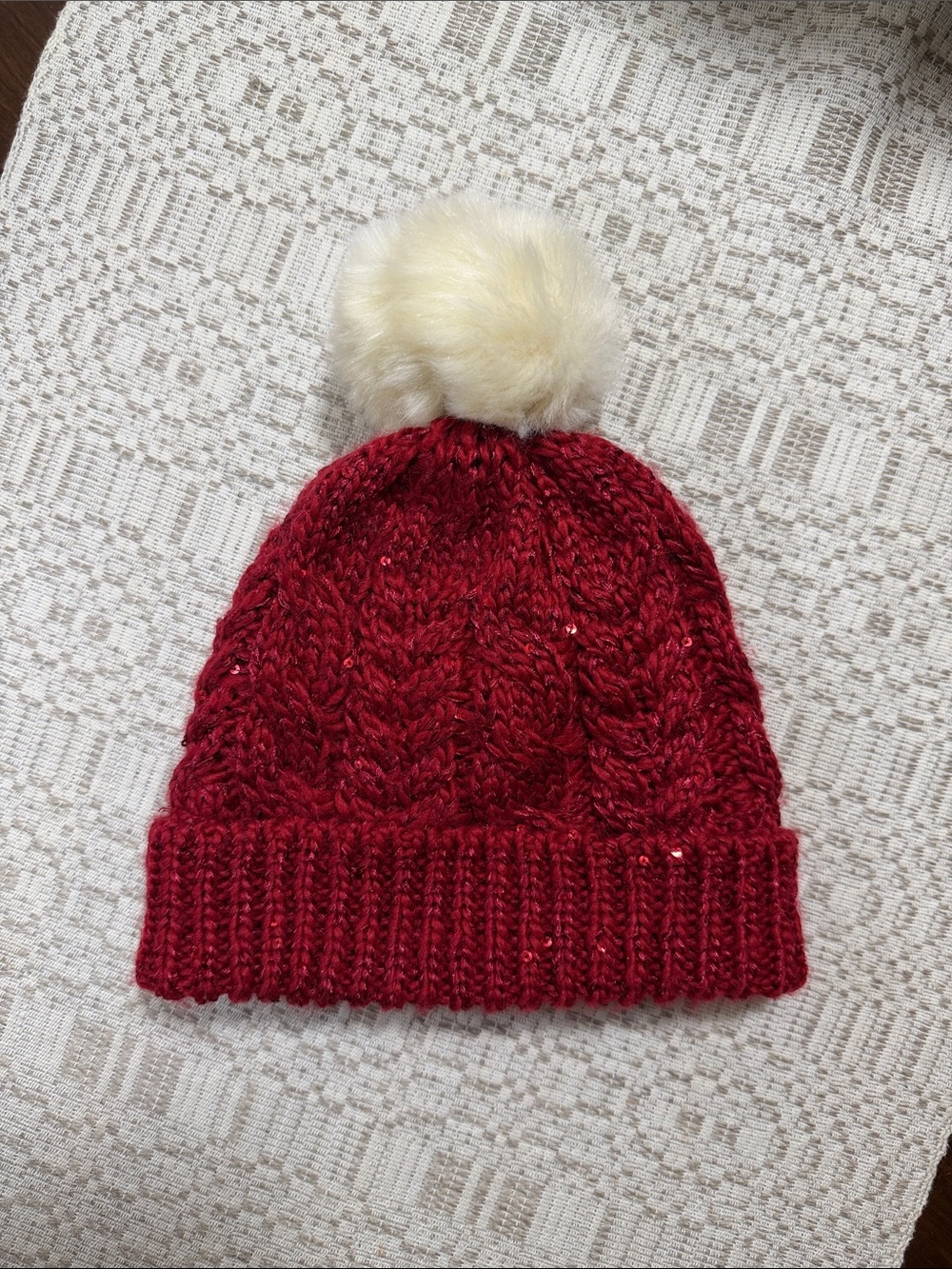 Kids Knit Pom Beanie Hat